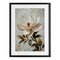 Stupell Industries Open White Magnolia Flower Framed Print Under Glass, design by Petal Prints Design